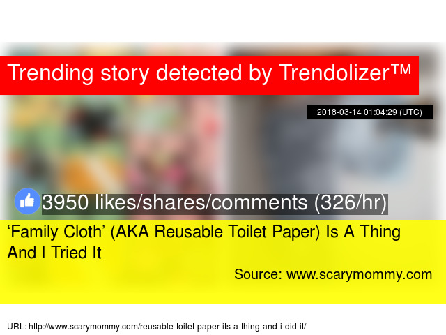 ‘Family Cloth’ (AKA Reusable Toilet Paper) Is A Thing ... ‘Family Cloth’ (AKA Reusable Toilet Paper) Is A Thing ...